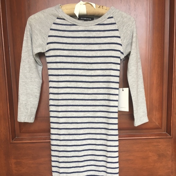 Sabrina Dress Heather Grey/Navy - Picture 1 of 4